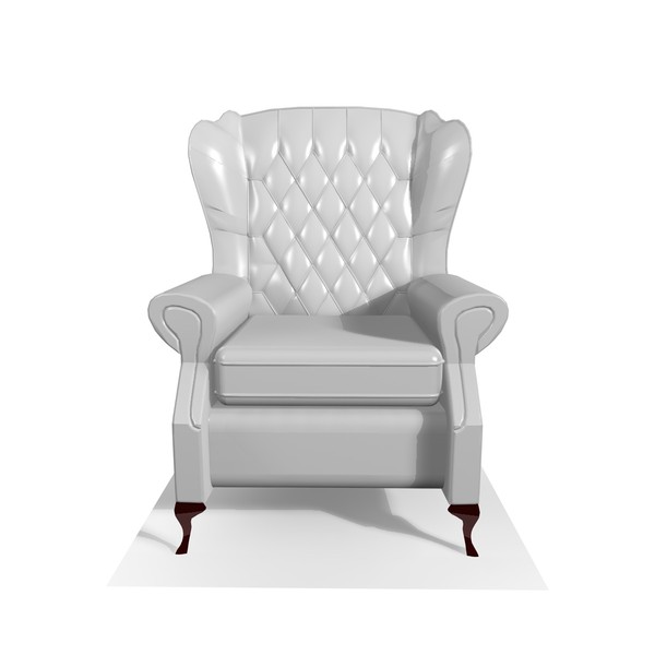 classic 3 piece chairs 3d model - CLASSIC CHAIR 3 PIECE SET by Carrara1